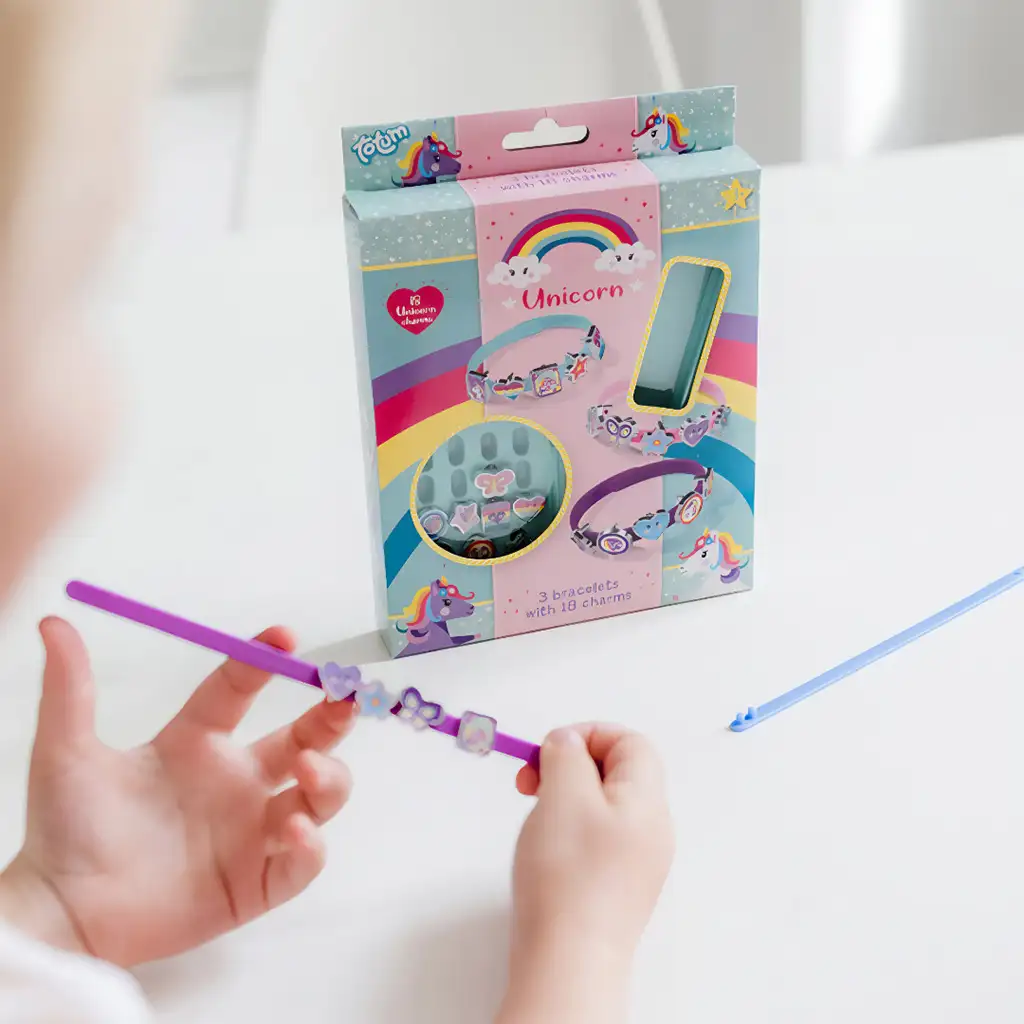 imagen de Set de creación de pulseras de unicornio - Totum 4