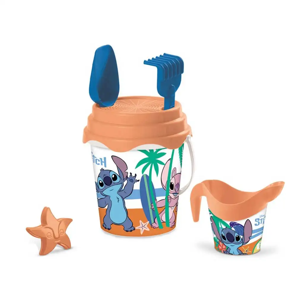 imagen de Set de cubo de arena con diseño de Lilo&Stitch - Mondo Toys 1