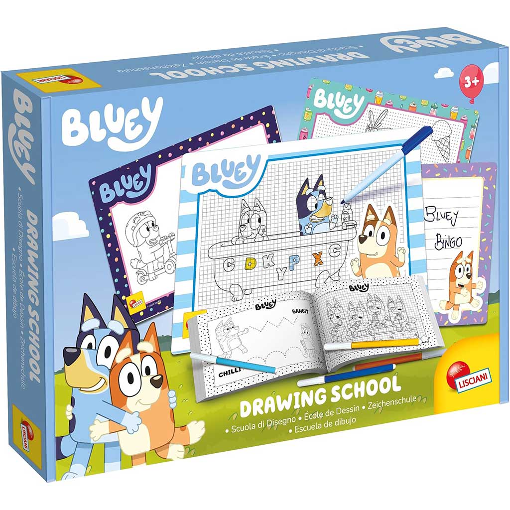imagen de Set de escuela de dibujo Bluey - Lisciani 1