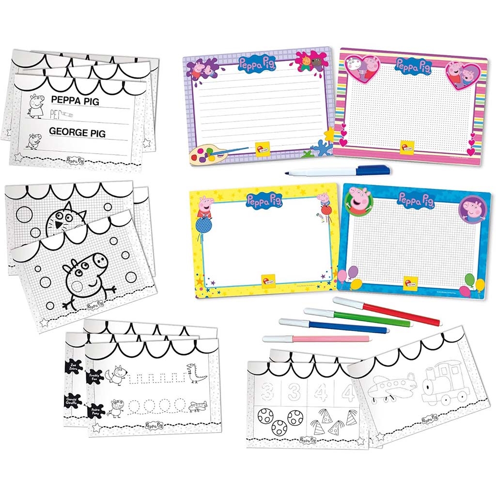 imagen de Set de escuela de dibujo de Peppa Pig - Lisciani 2
