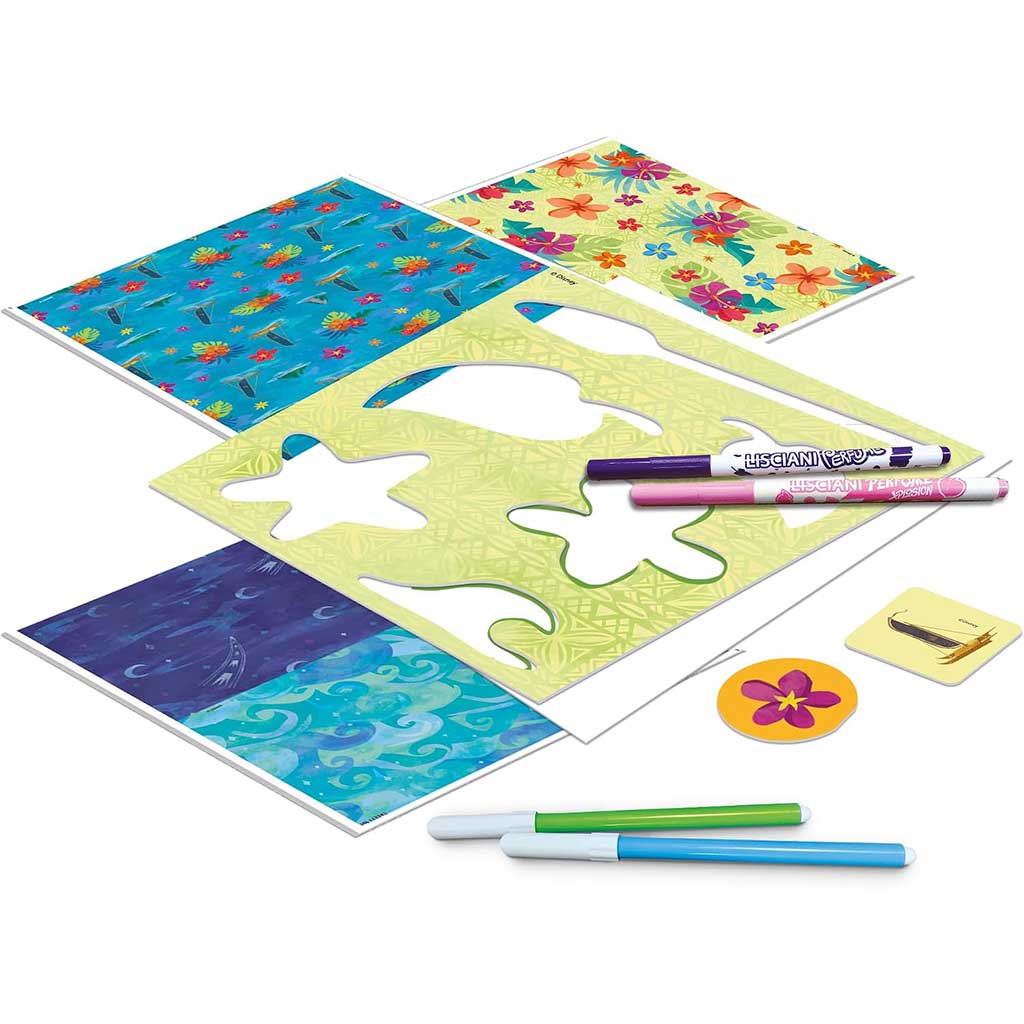 imagen de Set de escuela de dibujo Vaiana 2 con tabla de dibujo iluminada - Lisciani 3