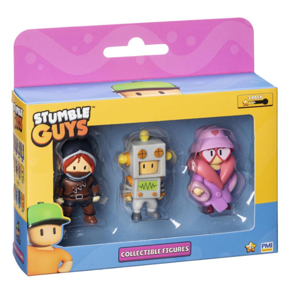 imagen de Set de figuras de 3 piezas de Stumble Guys en varias versiones, serie 2 2