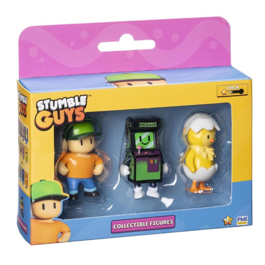 imagen de Set de figuras de 3 piezas de Stumble Guys en varias versiones, serie 2 1
