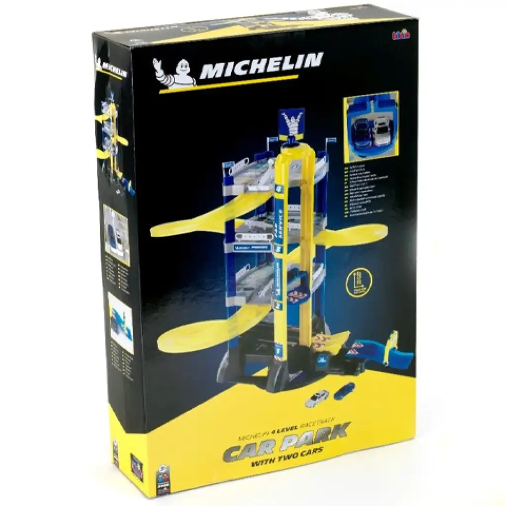 imagen de Set de garaje de 4 niveles Michelin con coches 2
