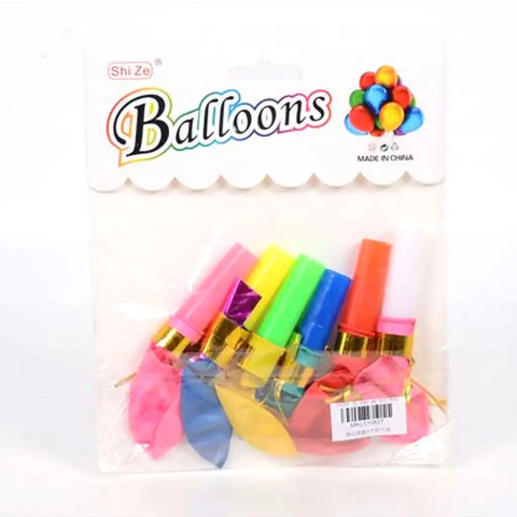 imagen de Set de globos inflables de 6 piezas con inflador 1