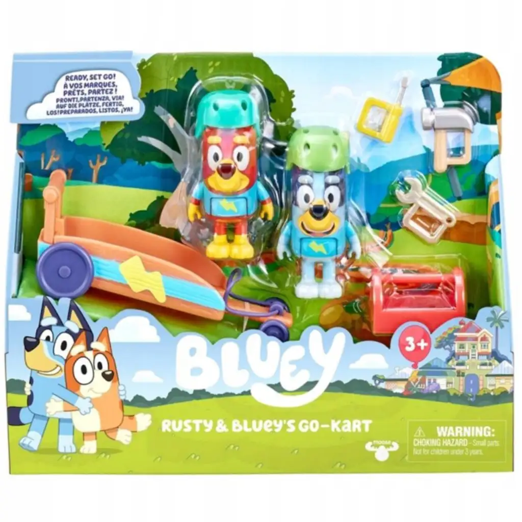 imagen de Set de Go-Kart de Bluey con 2 figuras 1