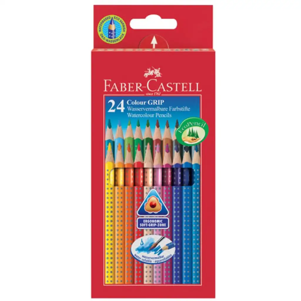 imagen de Set de lápices de colores de 24 piezas - Faber-Castell 1