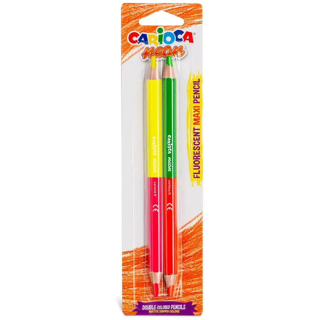 imagen de Set de lápices de colores maxi de 2 piezas de doble punta - Carioca 1