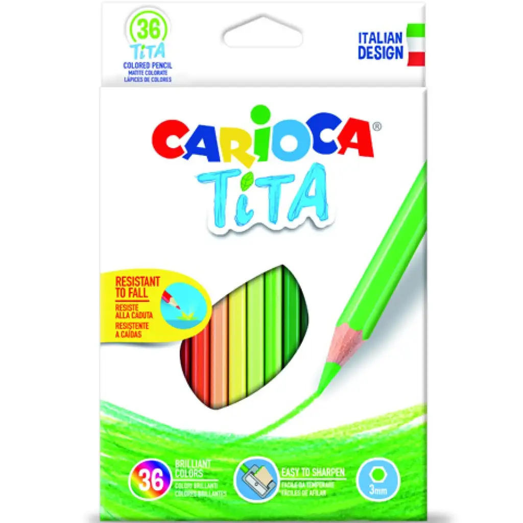 imagen de Set de lápices de colores Tita 36 unidades - Carioca 1