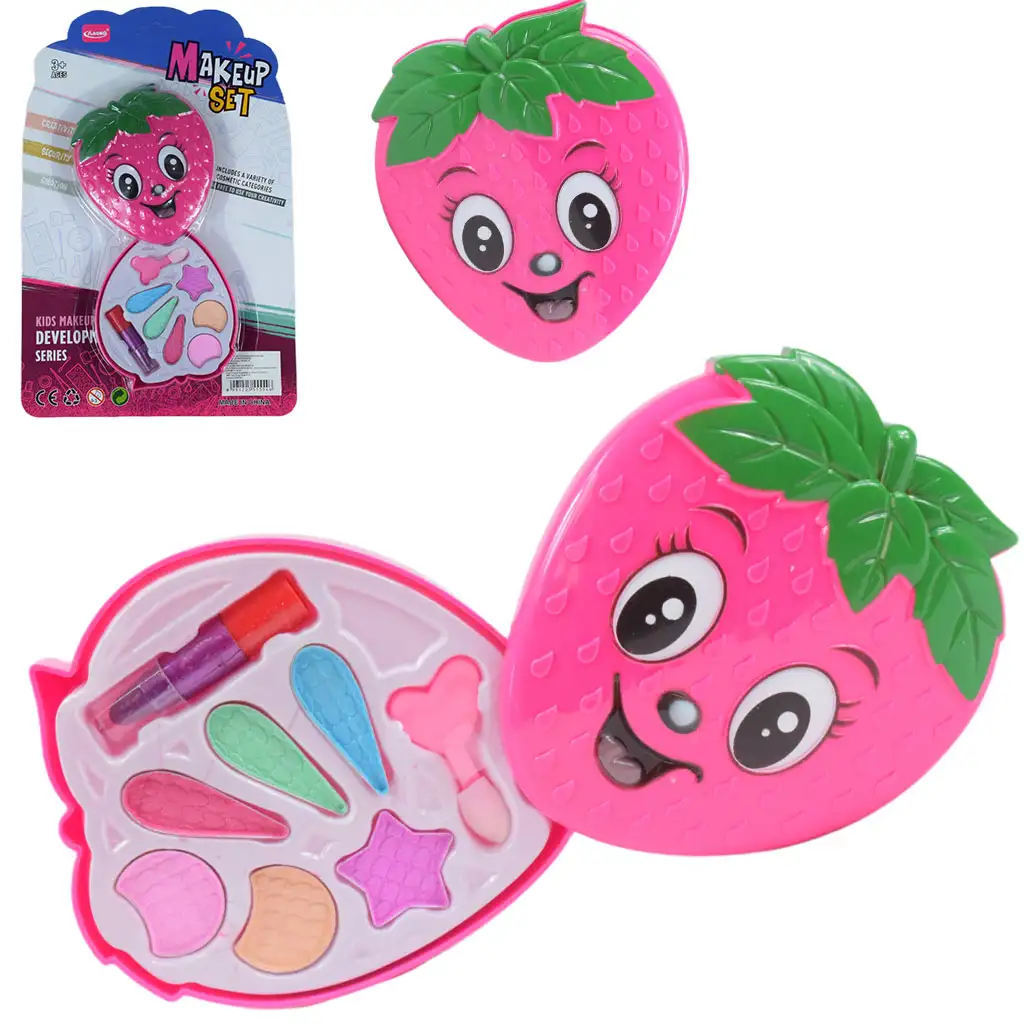 imagen de Set de Maquillaje: Paleta de maquillaje de fresa con lápiz labial 1