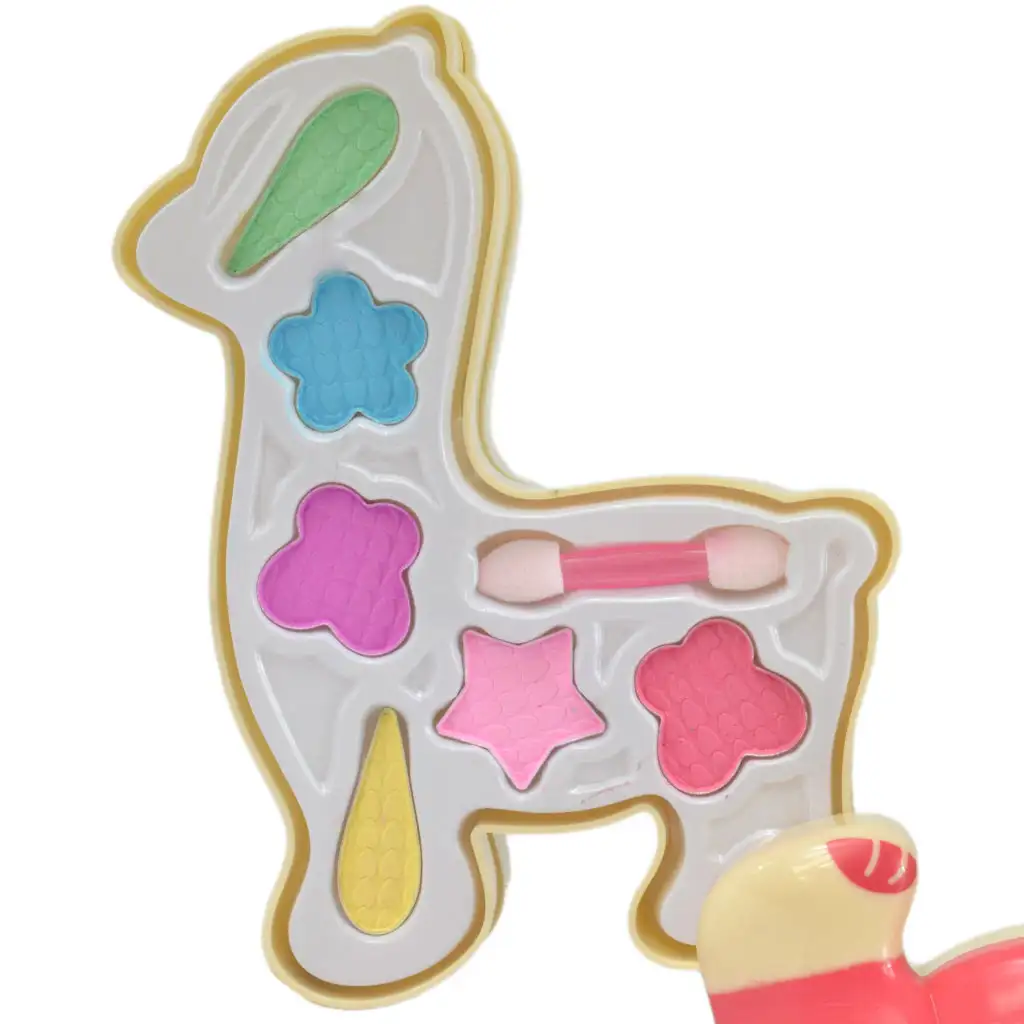 imagen de Set de Maquillaje: Paleta de Maquillaje de Tres Niveles en Forma de Llama 4