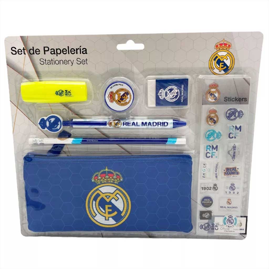 imagen de Set de papelería del Real Madrid con pegatinas 1