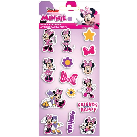 imagen de Set de pegatinas 3D de Minnie Mouse en hoja de 10x22cm 1