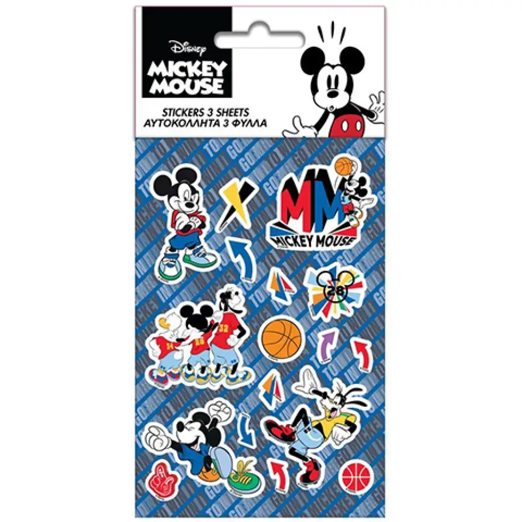 imagen de Set de pegatinas de Mickey Mouse 8x12cm 5 hojas 1