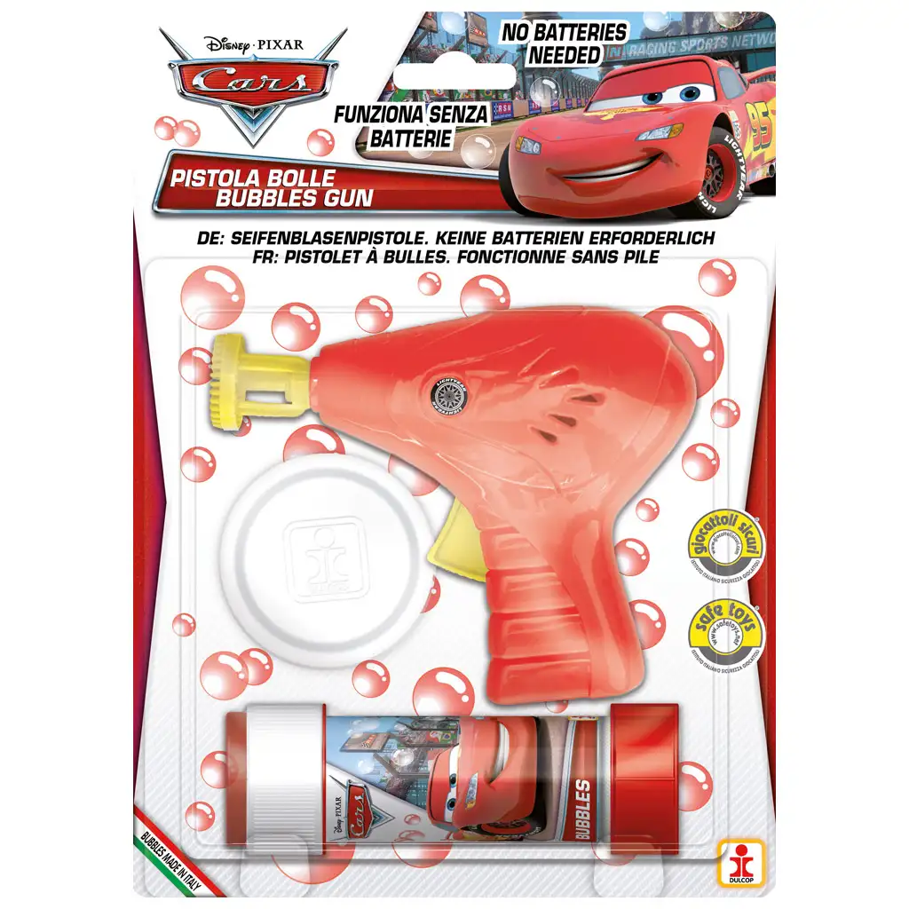 imagen de Set de pistola de burbujas de Cars 1