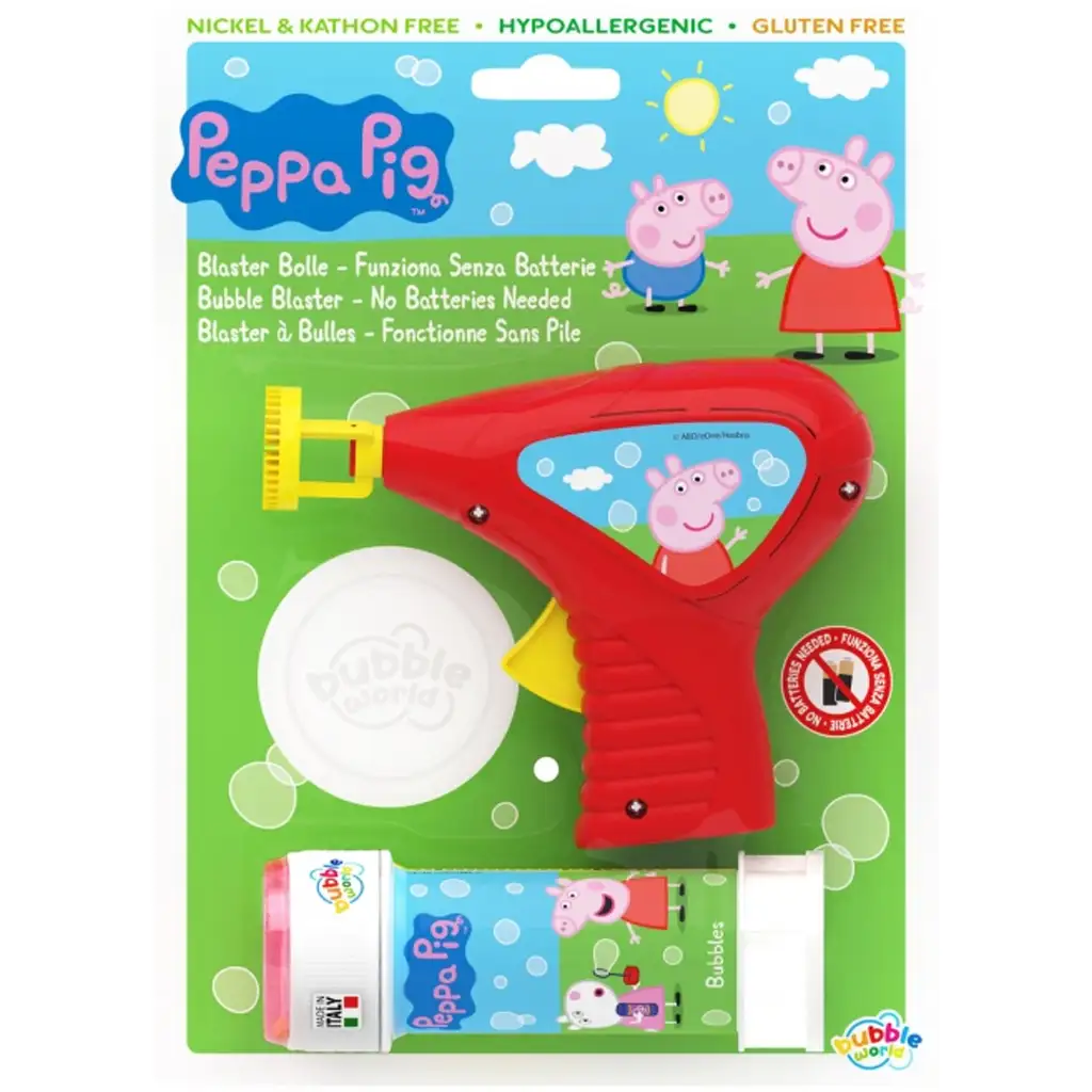 imagen de Set de pistola de burbujas de Peppa Pig 1
