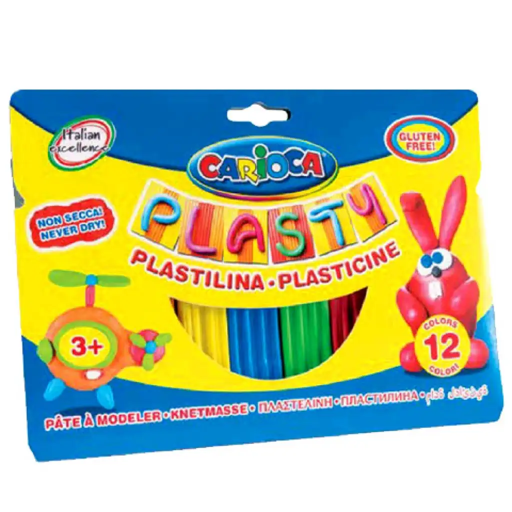 imagen de Set de plastilina de colores 150gr - Carioca 1