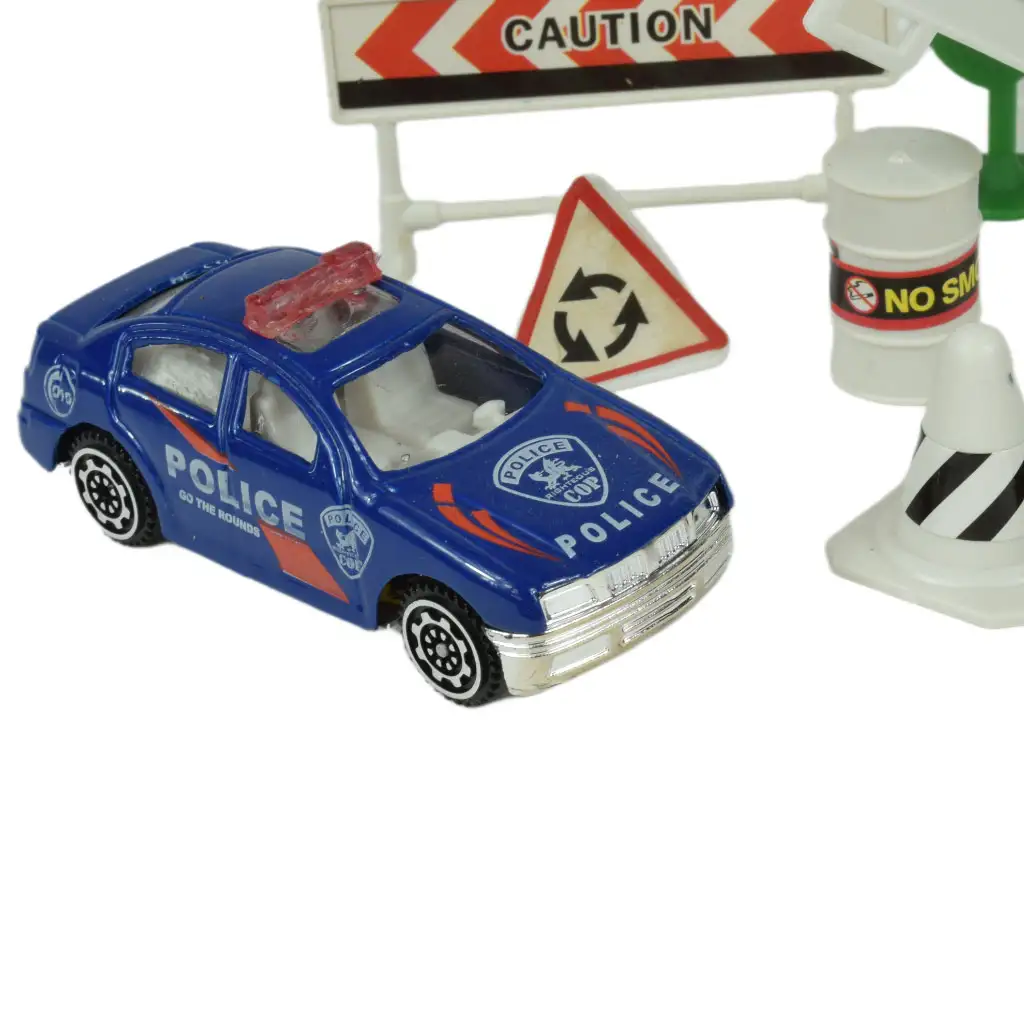 imagen de Set de Policía: Set de policía con vehículos y accesorios en varias versiones 1ud 7
