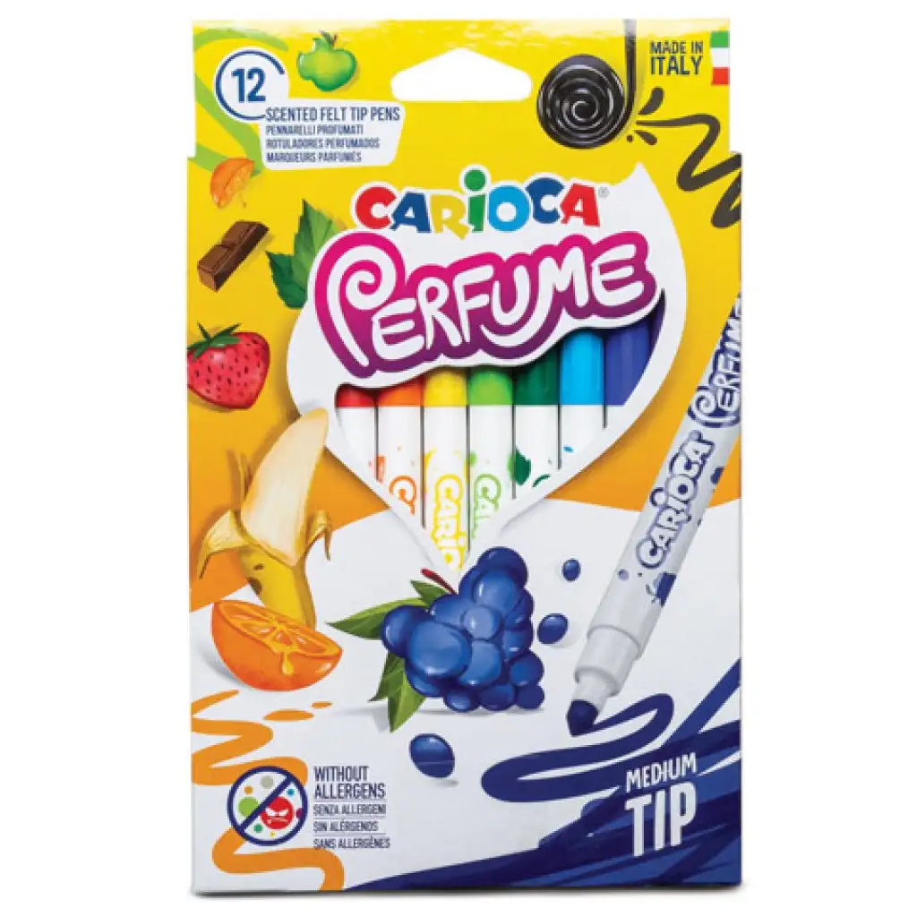 imagen de Set de rotuladores aromatizados Parfüm Xplosion 12ud - Carioca 1