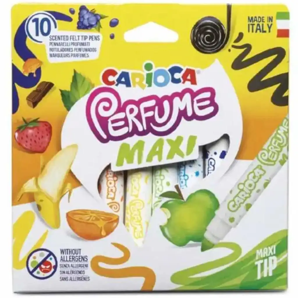 imagen de Set de rotuladores gruesos aromáticos de 10 unidades - Carioca 1