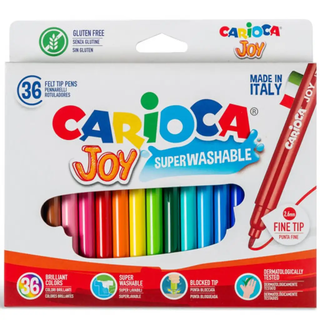 imagen de Set de rotuladores lavables 60ud - Carioca 2