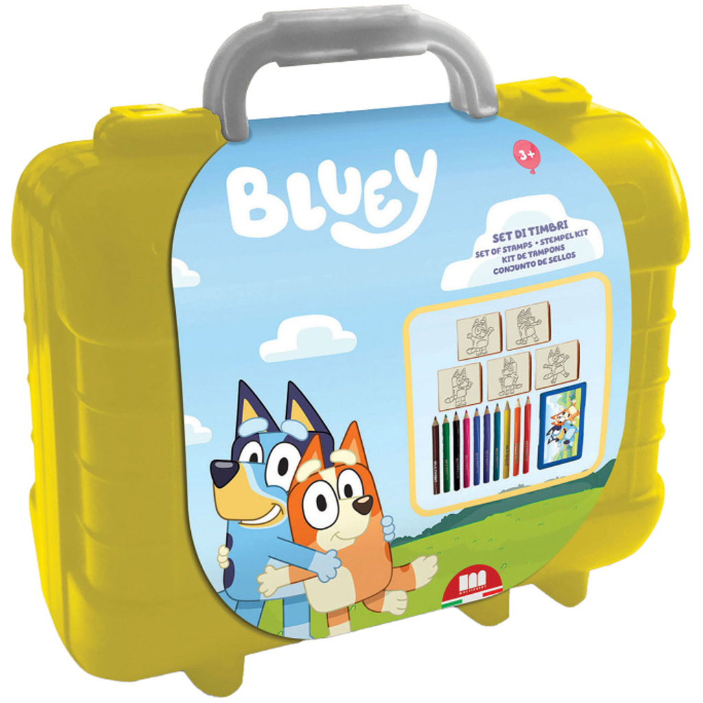 imagen de Set de sellos creativos de Bluey en maletín - Multiprint 1