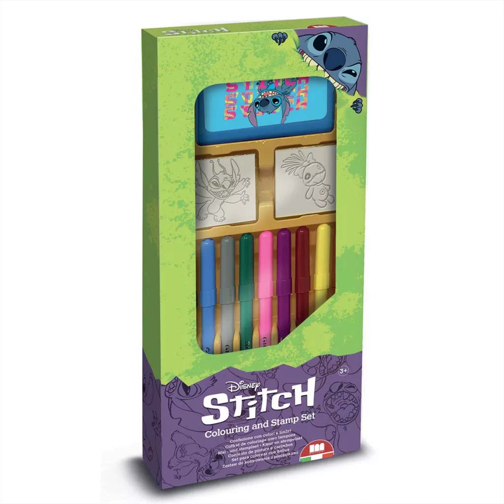 imagen de Set de sellos de Stitch con rotuladores de 9 piezas - Multiprint 1