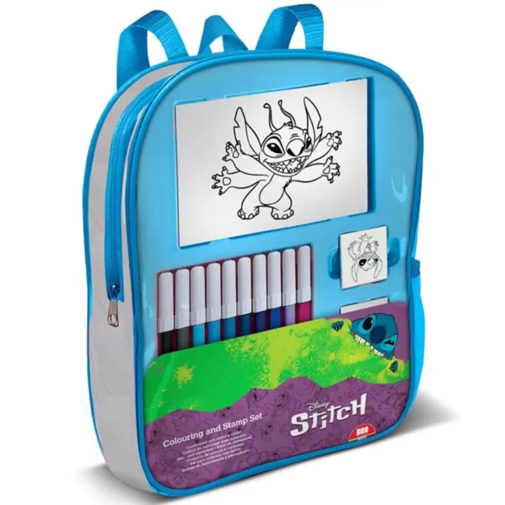 imagen de Set de sellos de Stitch en mochila - Multiprint 1