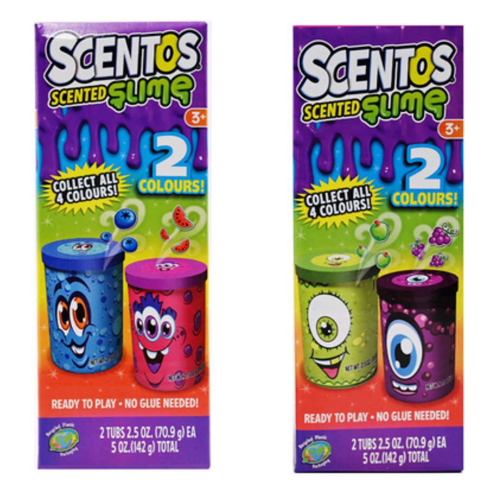 imagen de Set de slime aromático Scentos de 2 piezas en varias versiones 2
