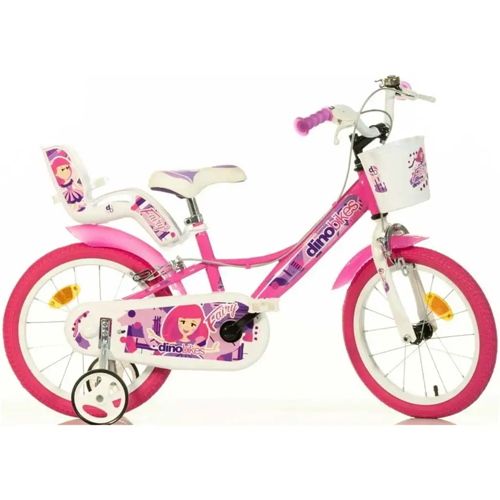 imagen de Sfera Fairy bicicleta rosa de 16 pulgadas - bicicleta Dino Bikes 1