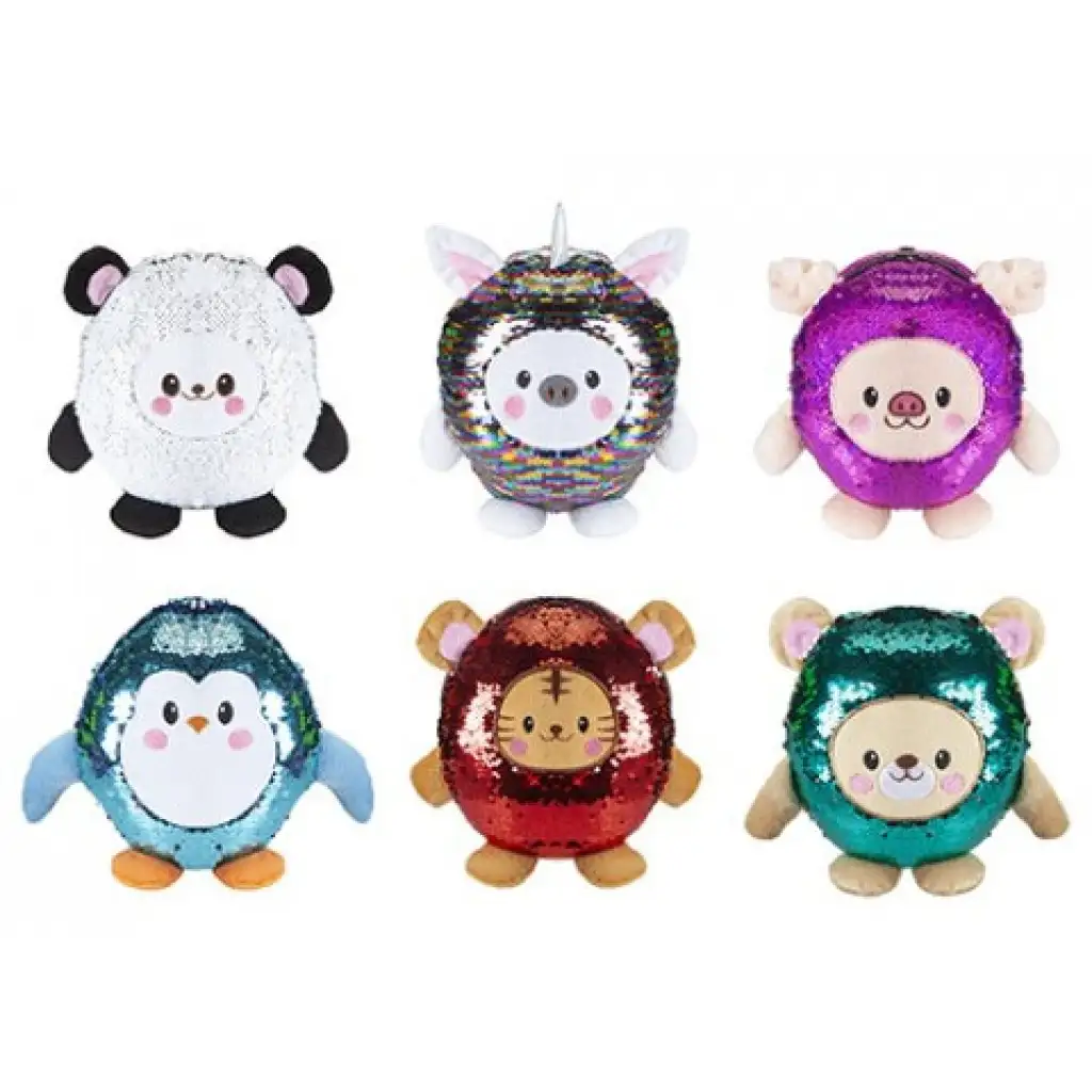 imagen de Shimmeez: Animales de peluche Simiflitter de 20 cm en 6 versiones 1