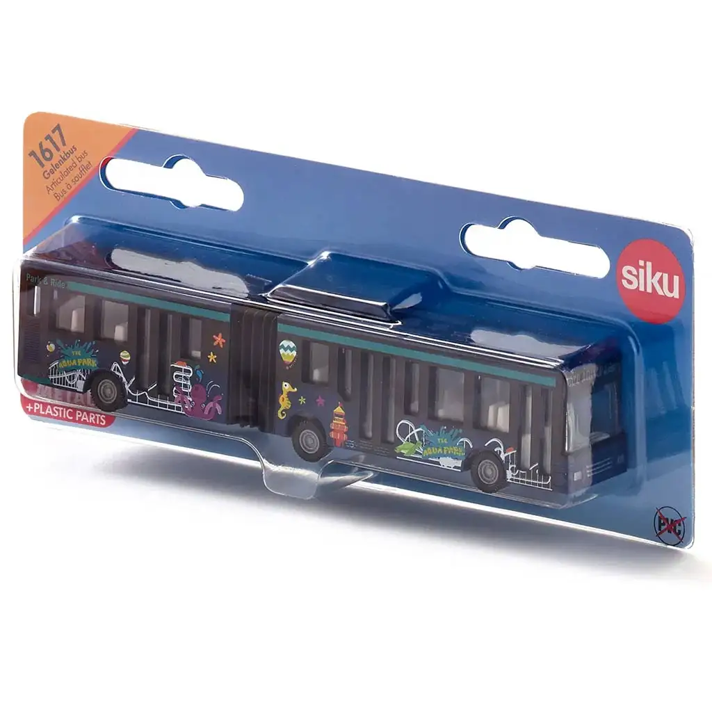 imagen de SIKU Autobús articulado urbano azul 1/55 4
