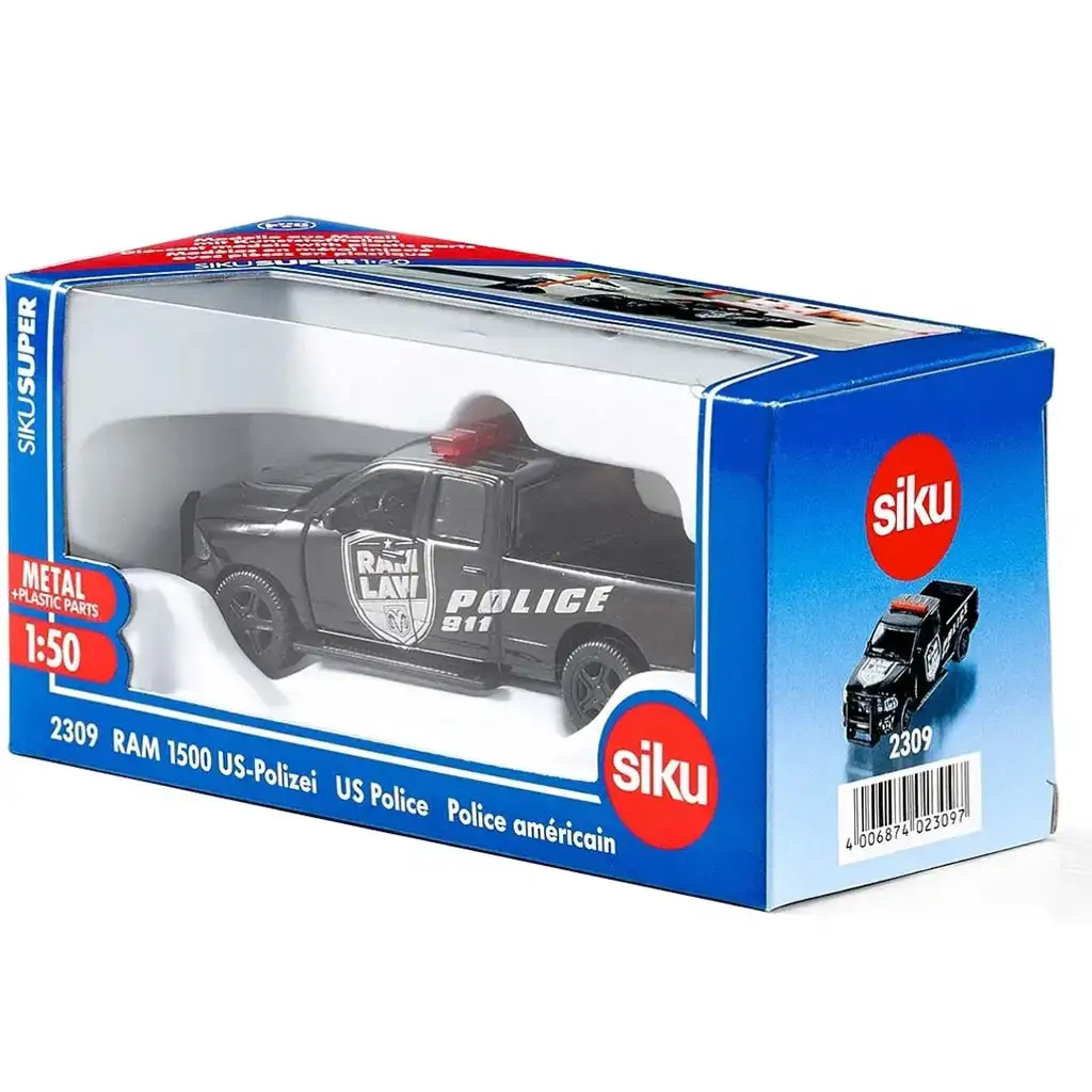 imagen de SIKU Dodge Ram coche de policía 1/50 - 2309 3