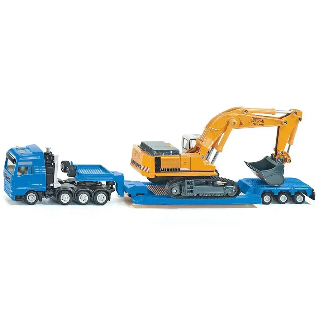 imagen de SIKU MAN transportador pesado con excavadora Liebherr 1/87 1