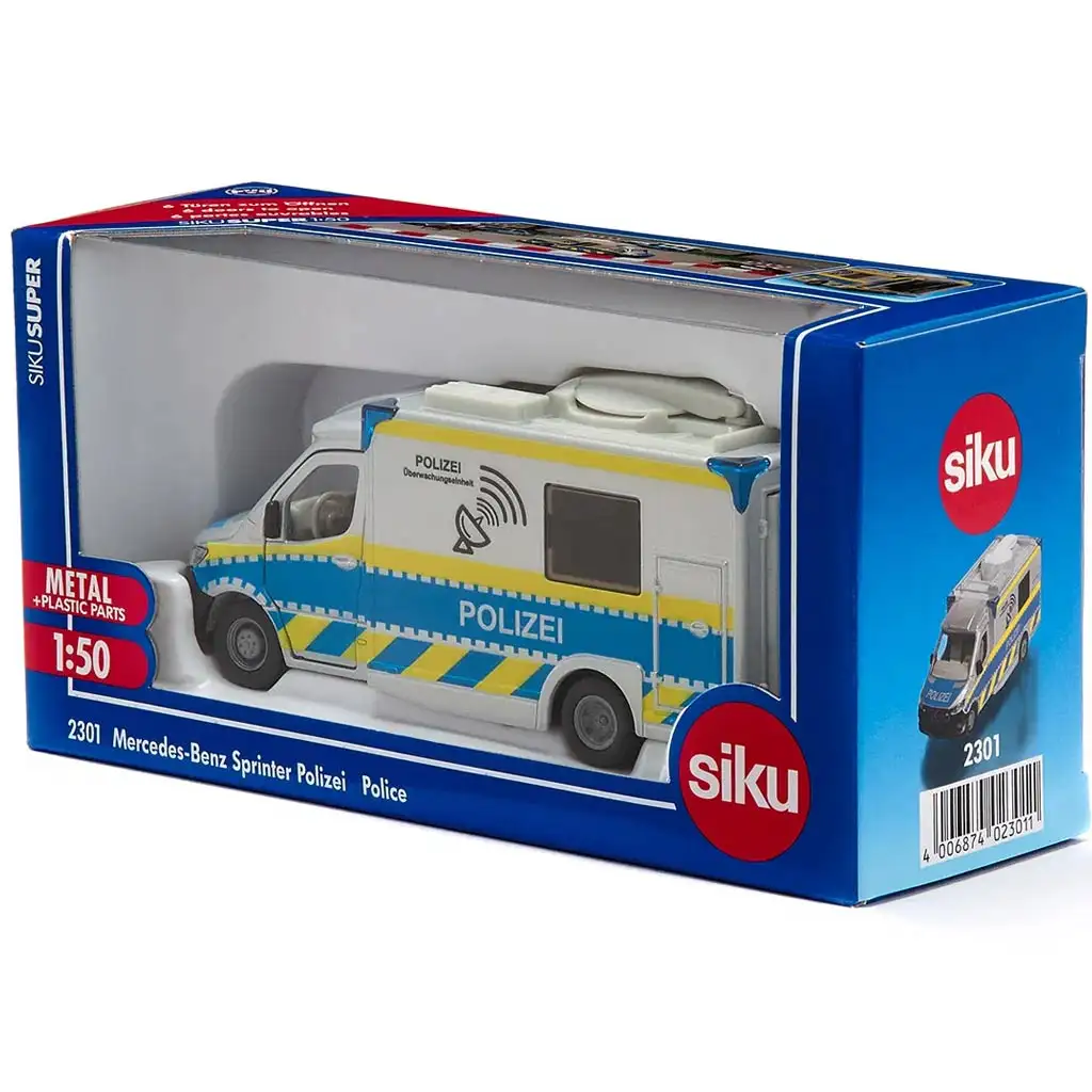 imagen de SIKU Mercedes-Benz Sprinter furgón de policía 1/50 7
