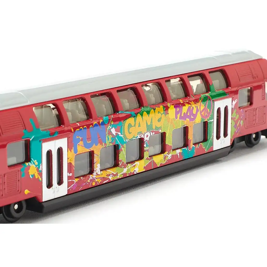 imagen de SIKU Tren de pasajeros de dos pisos 1/87 2