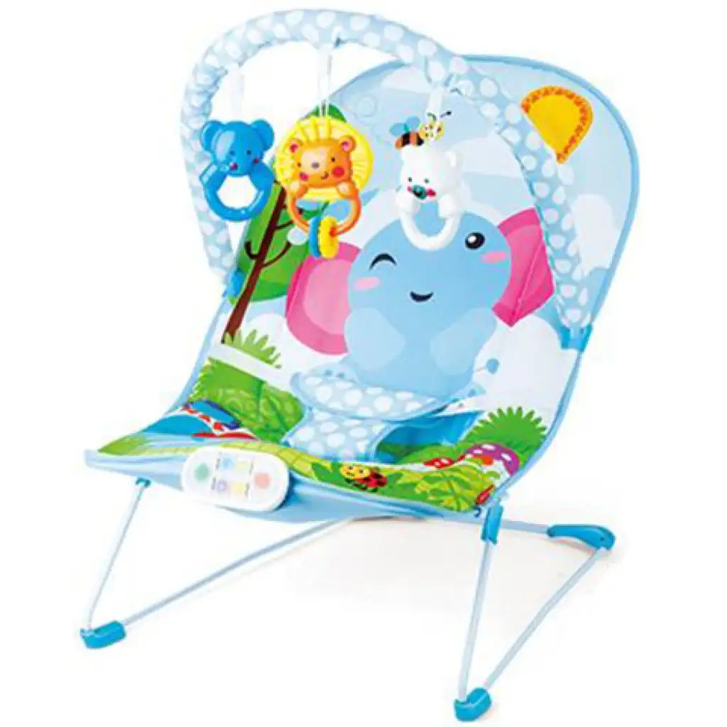 imagen de Silla de descanso vibrante y musical con diseño de elefante 1