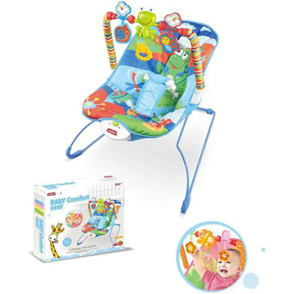 imagen de Silla de descanso vibrante y musical con diseño de rana 2