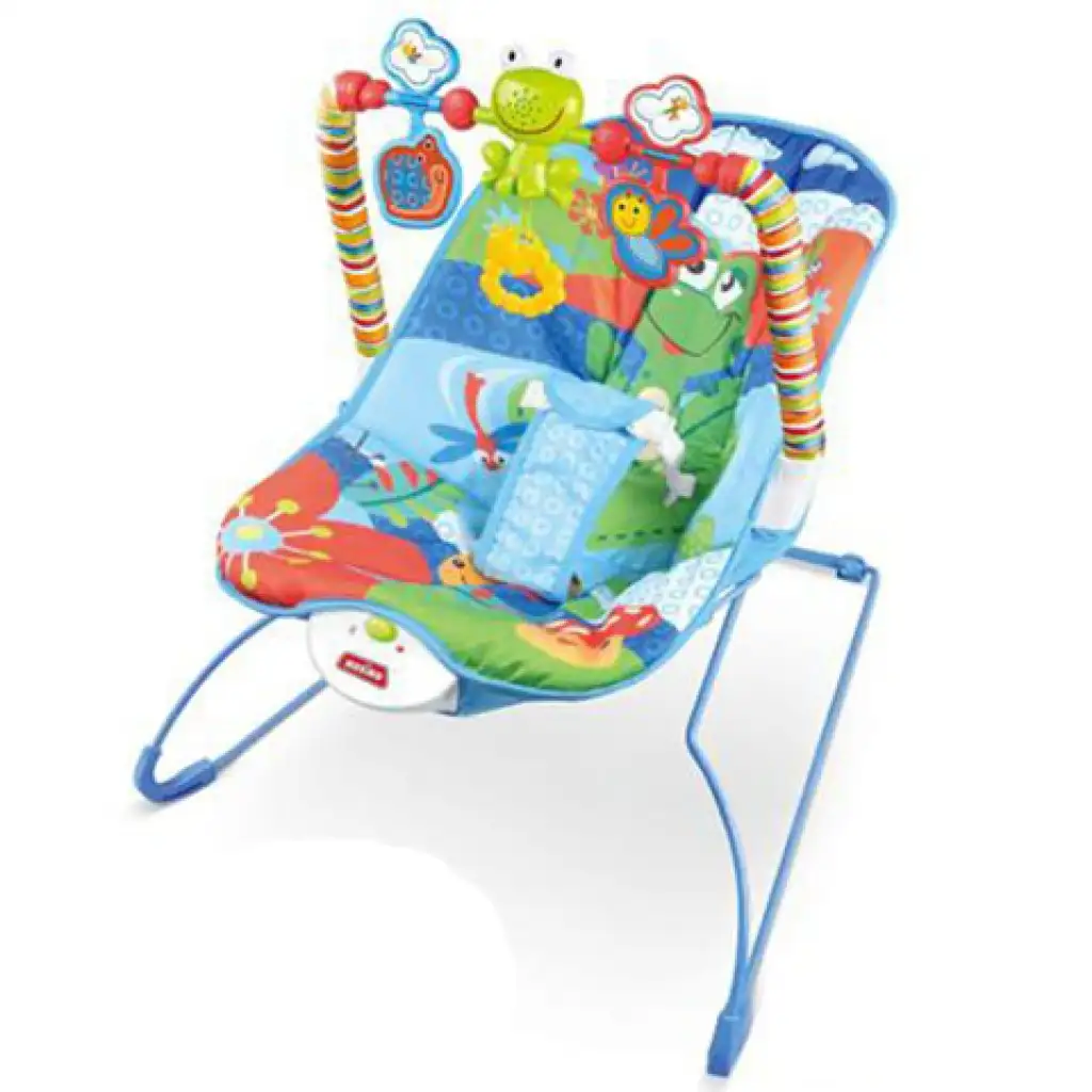 imagen de Silla de descanso vibrante y musical con diseño de rana 1