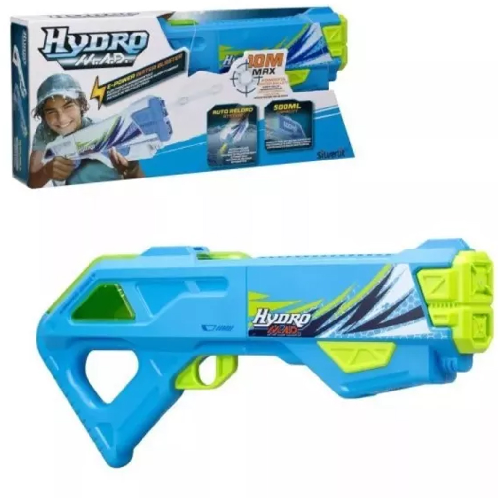 imagen de Silverlit: Hydro M.A.D pistola de agua eléctrica - Azul 2