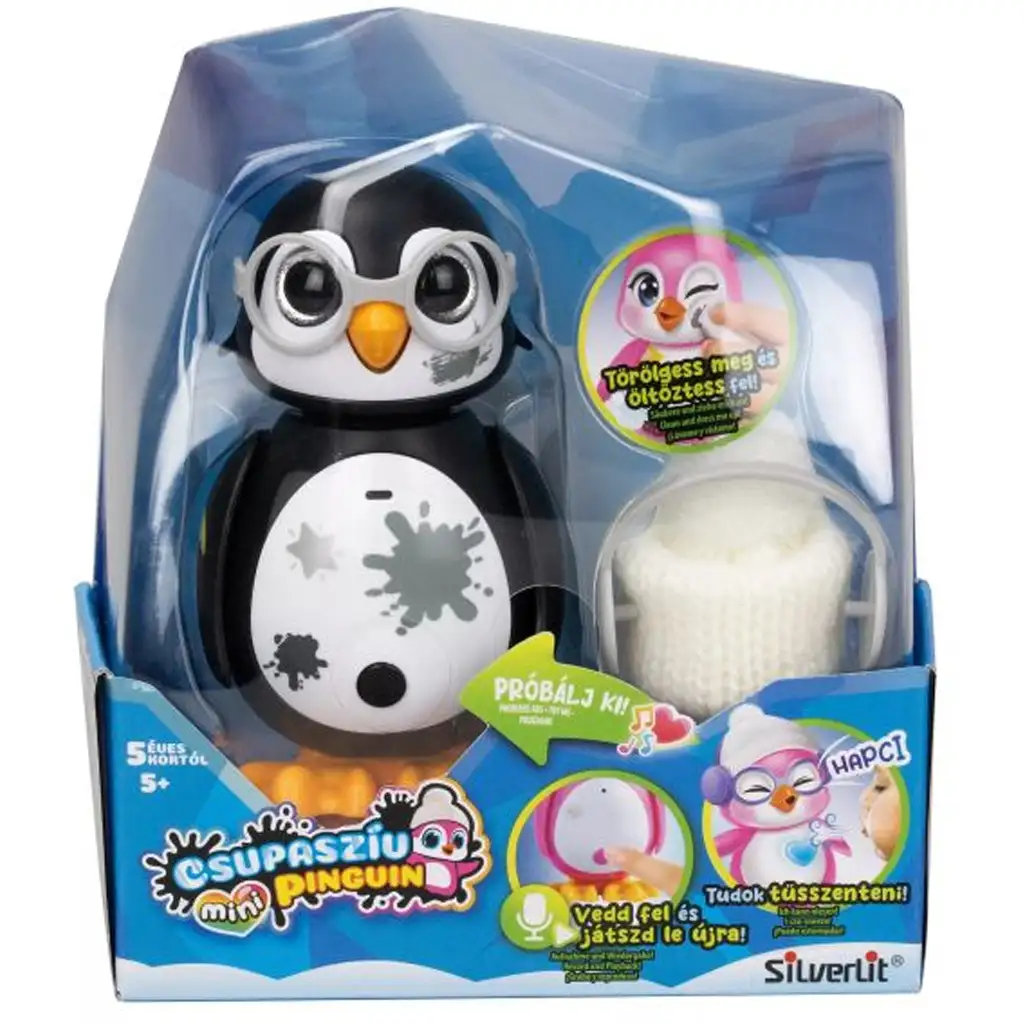imagen de Silverlit: Pingüino mini Csupaszív en color negro 1