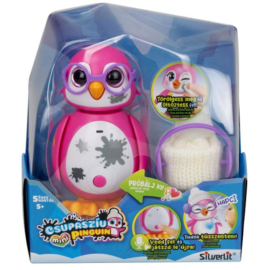 imagen de Silverlit: Pingüino mini Csupaszív en color rosa 1