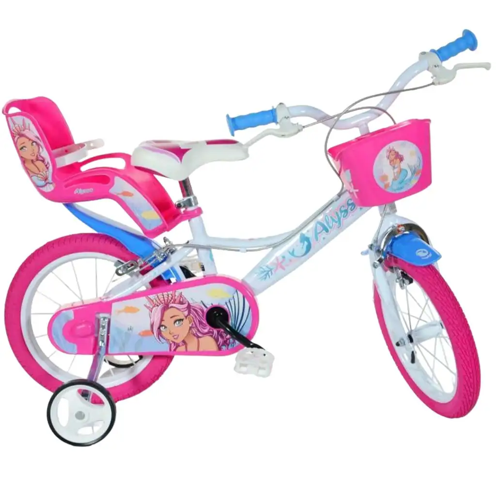 imagen de Sirenetta Alyssa sirena bicicleta tamaño 16 - bicicleta Dino Bikes 1