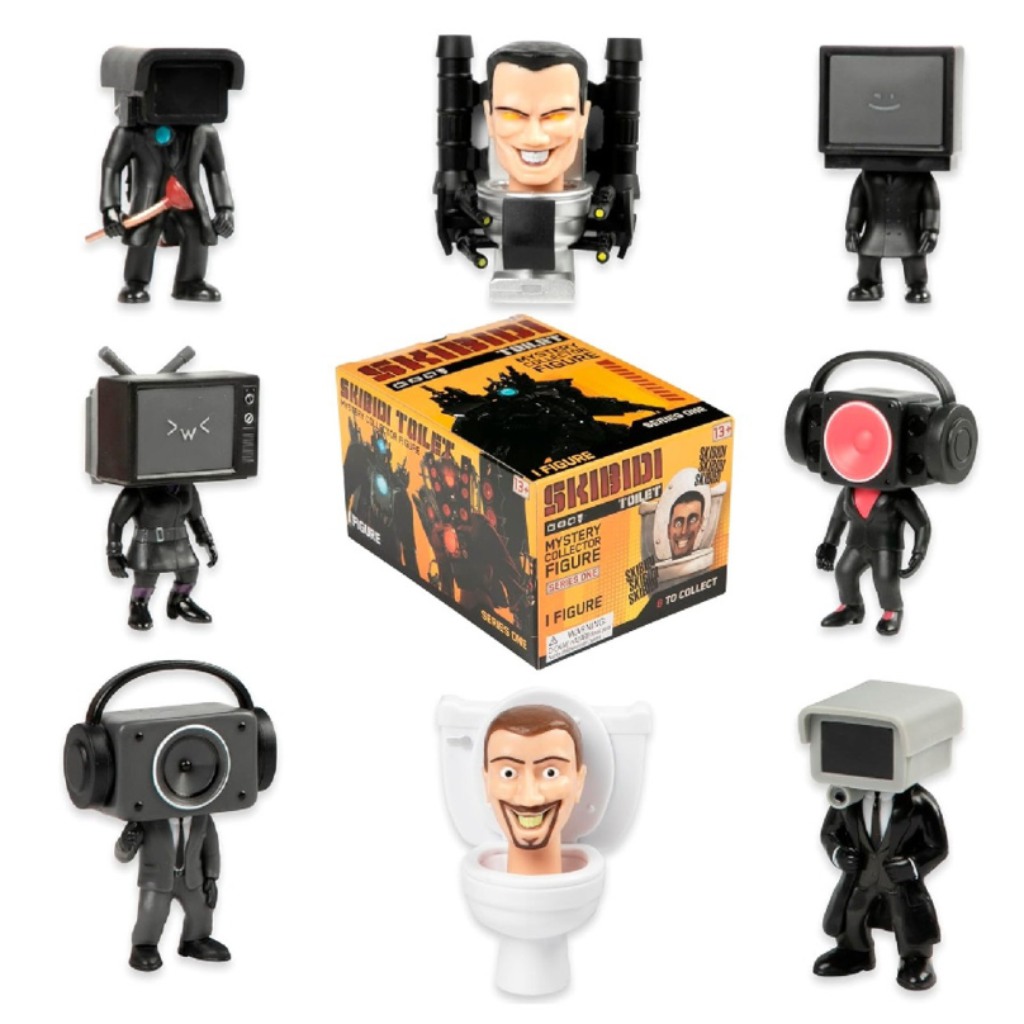 imagen de Skibidi Toilet WC figura sorpresa set 1ud 2