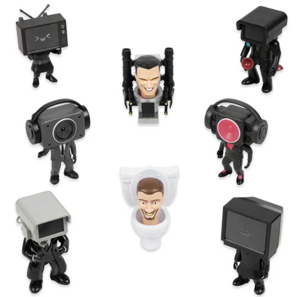 imagen de Skibidi Toilet WC sorpresa minifigura set 1ud 2