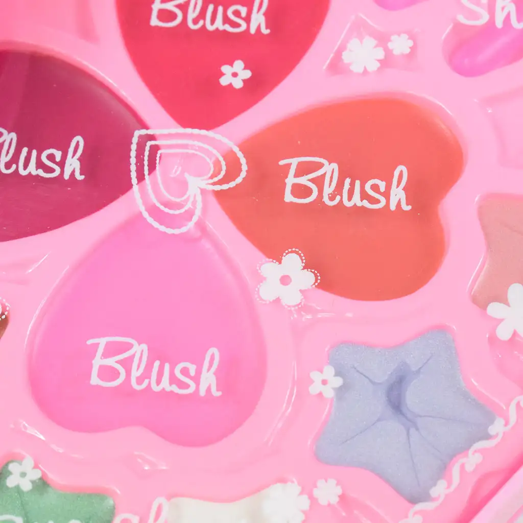 imagen de S&Lí Cosmetics: Paleta de maquillaje y uñas premium en caja con forma de corazón de tres niveles 9