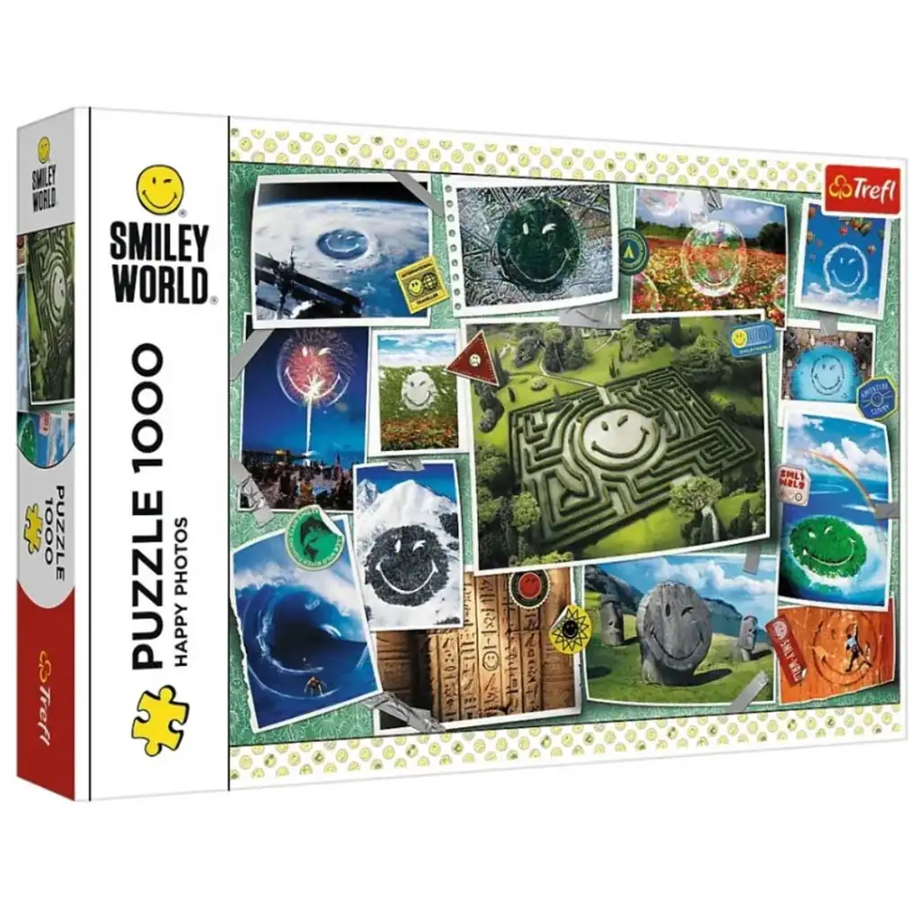 imagen de Smiley World Sonríe en todo el mundo puzzle de 1000 piezas - Trefl 1