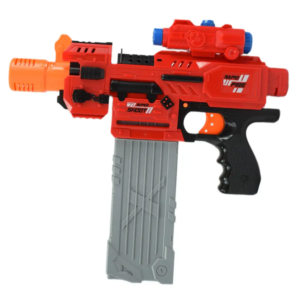 imagen de Sniping: Arma de dardos de esponja eléctrica transformable con balas y diana 79cm 10