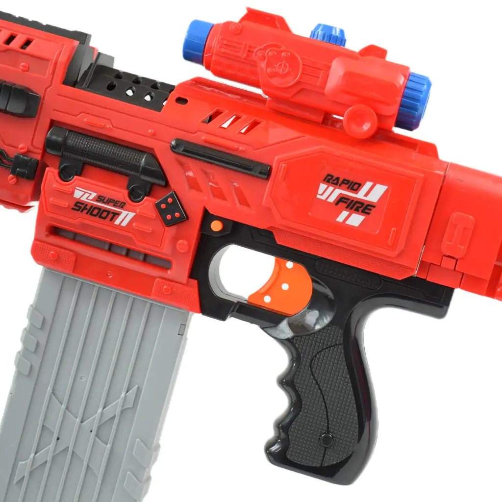 imagen de Sniping: Arma de dardos de esponja eléctrica transformable con balas y diana 79cm 12