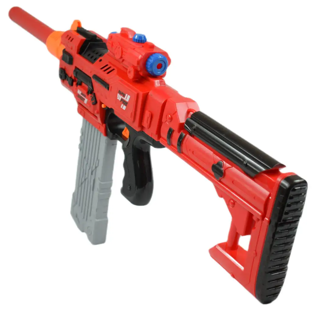 imagen de Sniping: Arma de dardos de esponja eléctrica transformable con balas y diana 79cm 5